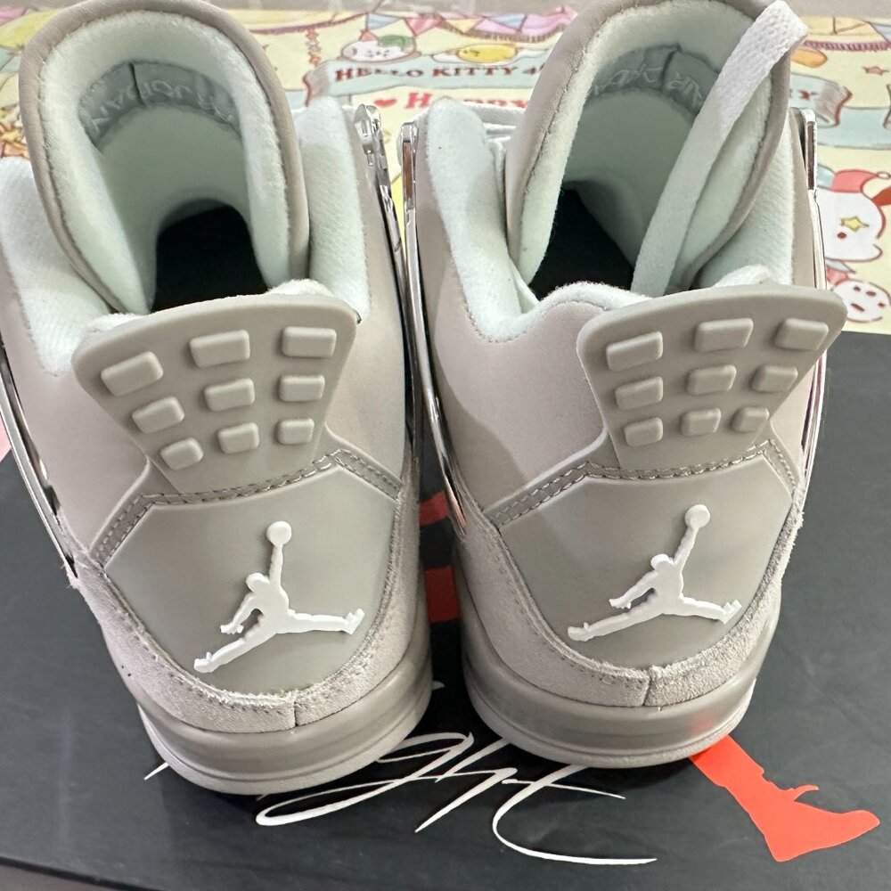 Air Jordan 4 Retro "Frozen Moments" (Light Iron Ore) Sneakers - Picture 5 of 5